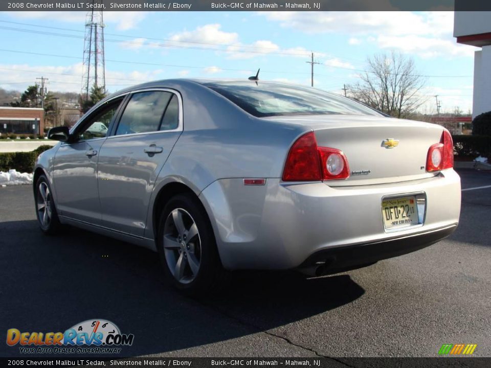 2008 Chevrolet Malibu LT Sedan Silverstone Metallic / Ebony Photo #7