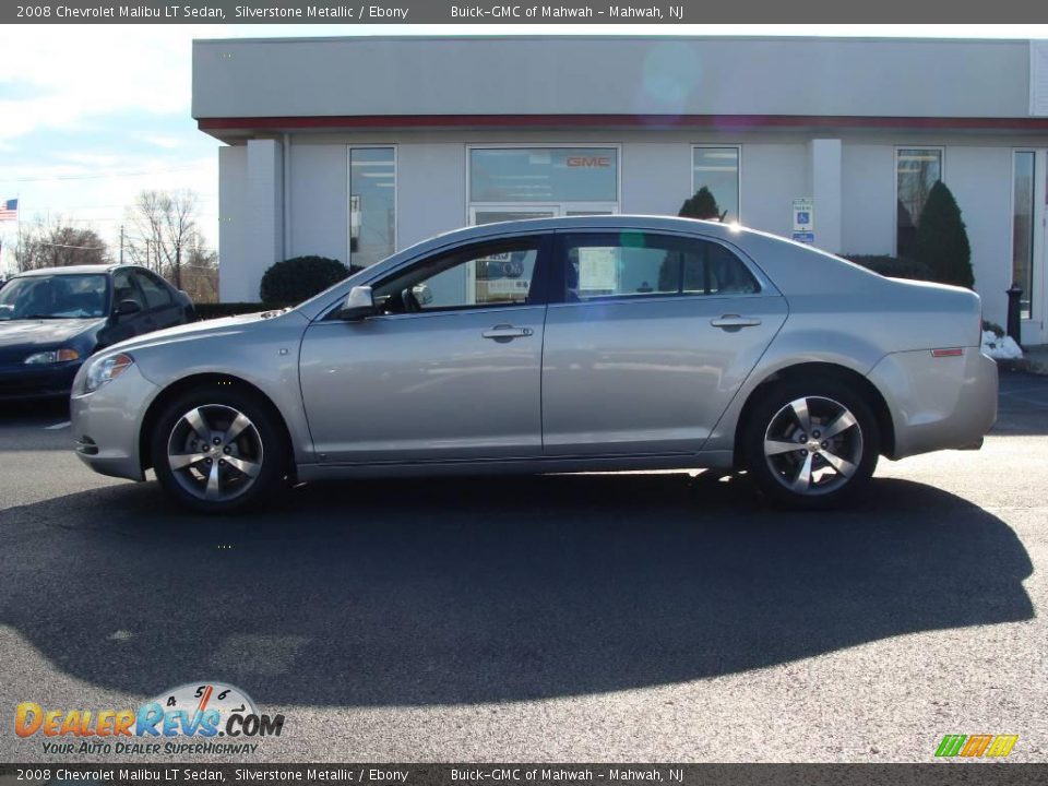 2008 Chevrolet Malibu LT Sedan Silverstone Metallic / Ebony Photo #8
