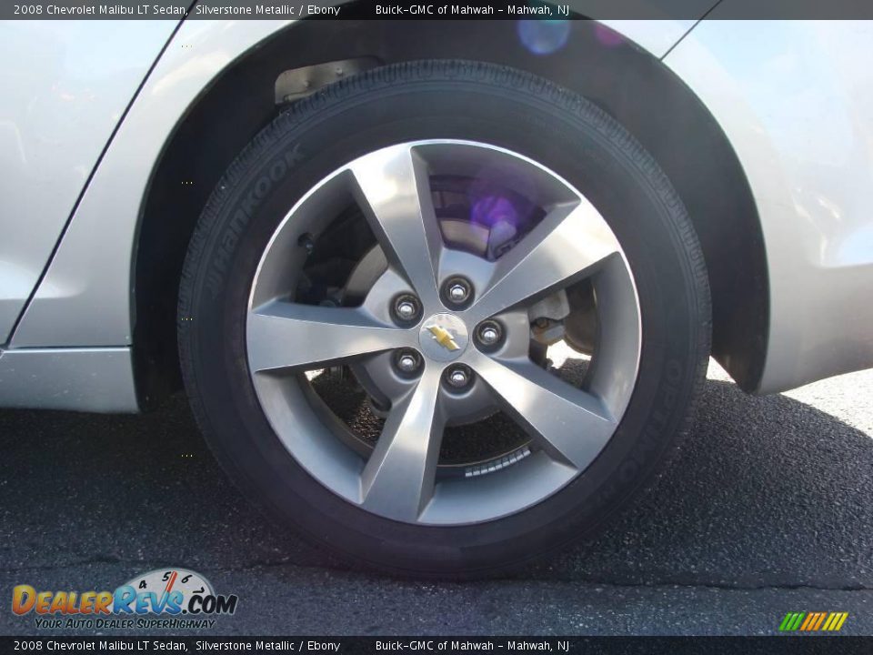 2008 Chevrolet Malibu LT Sedan Silverstone Metallic / Ebony Photo #9