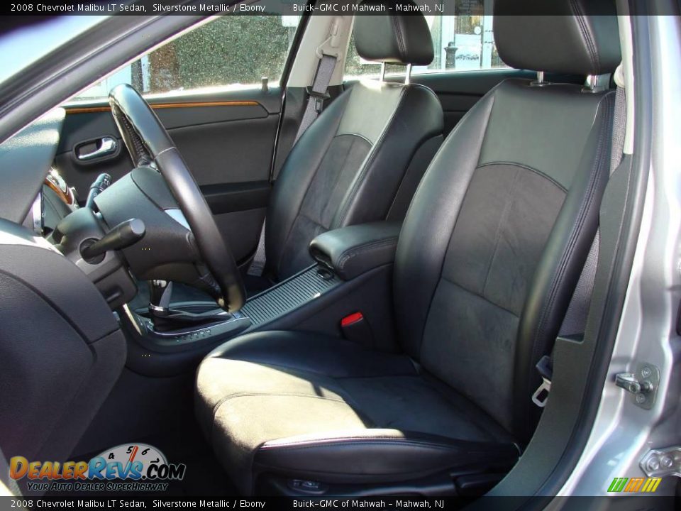 2008 Chevrolet Malibu LT Sedan Silverstone Metallic / Ebony Photo #14