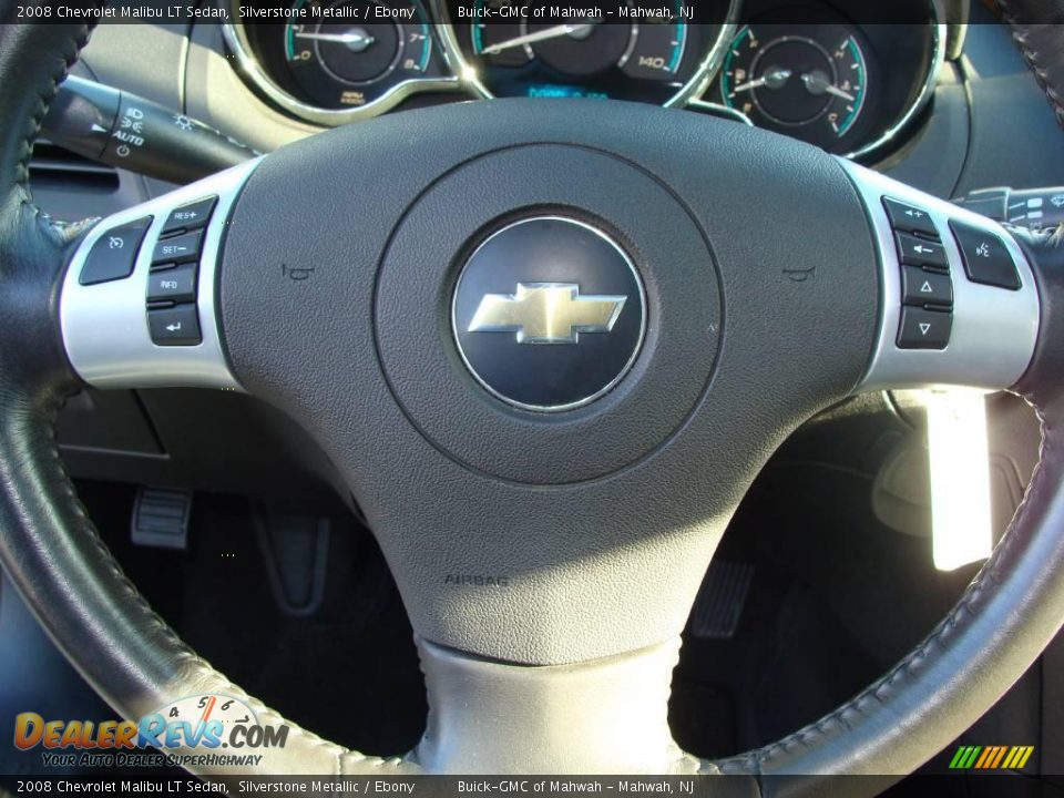 2008 Chevrolet Malibu LT Sedan Silverstone Metallic / Ebony Photo #22