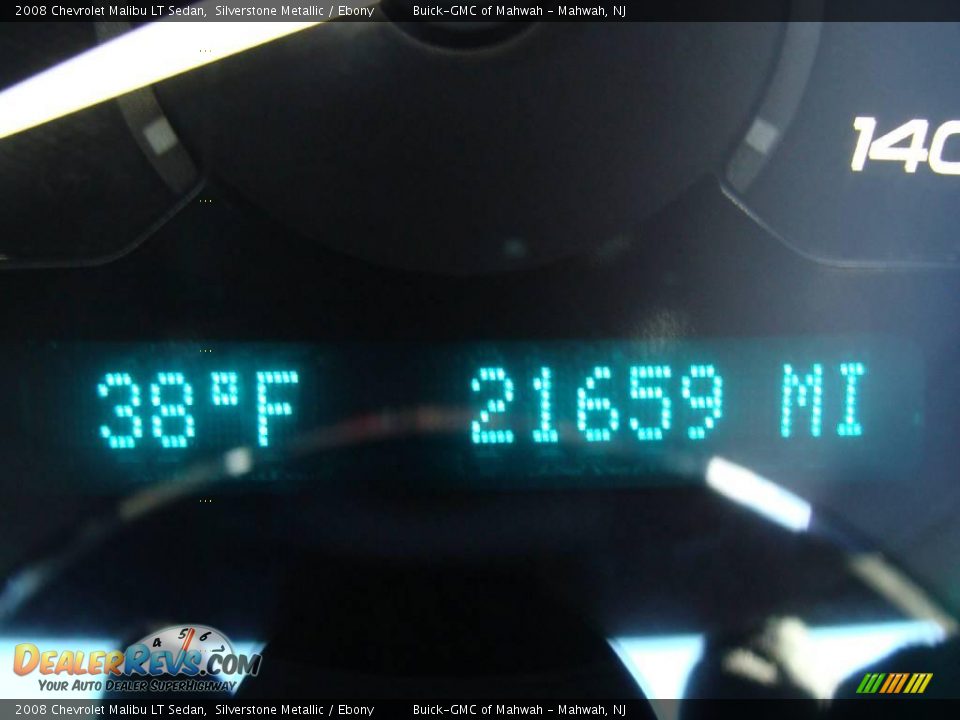 2008 Chevrolet Malibu LT Sedan Silverstone Metallic / Ebony Photo #25