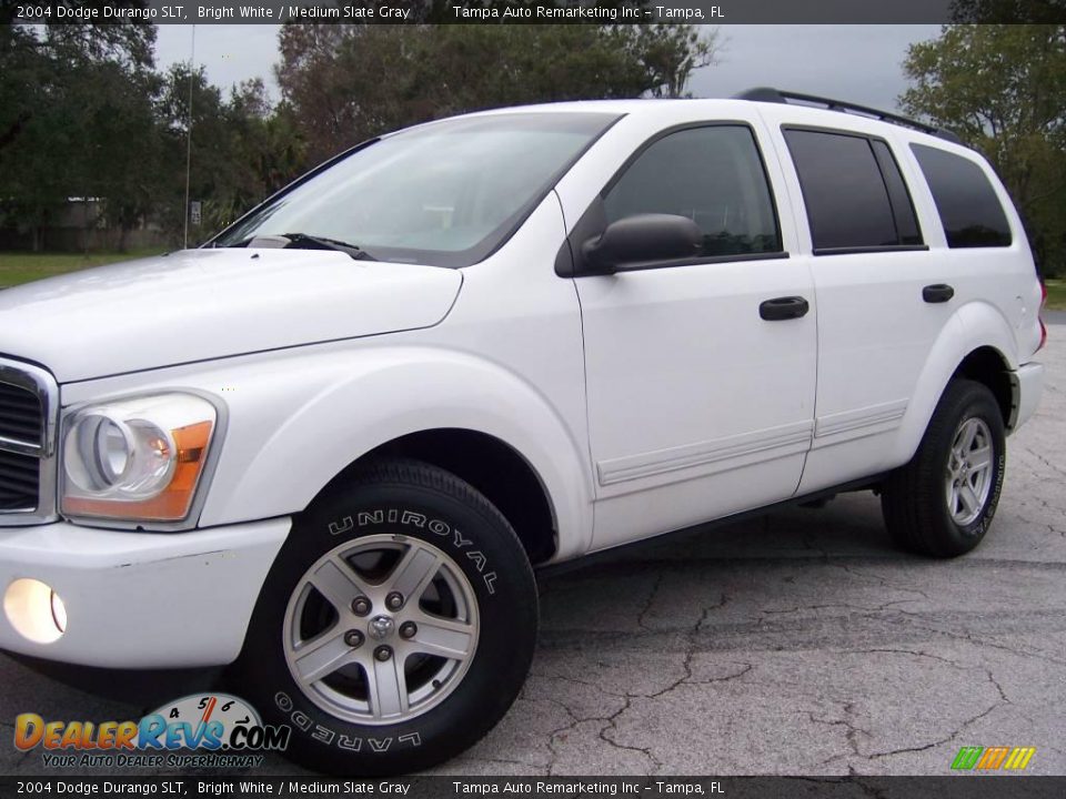 2004 Dodge Durango SLT Bright White / Medium Slate Gray Photo #4