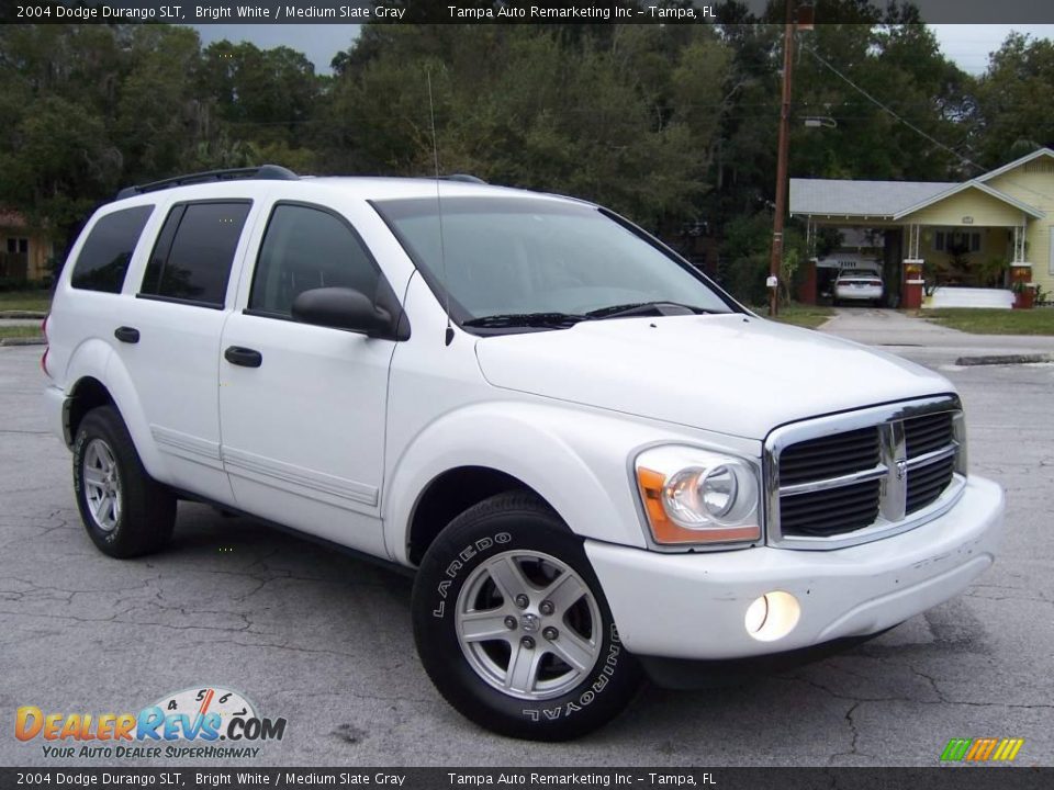 2004 Dodge Durango SLT Bright White / Medium Slate Gray Photo #5