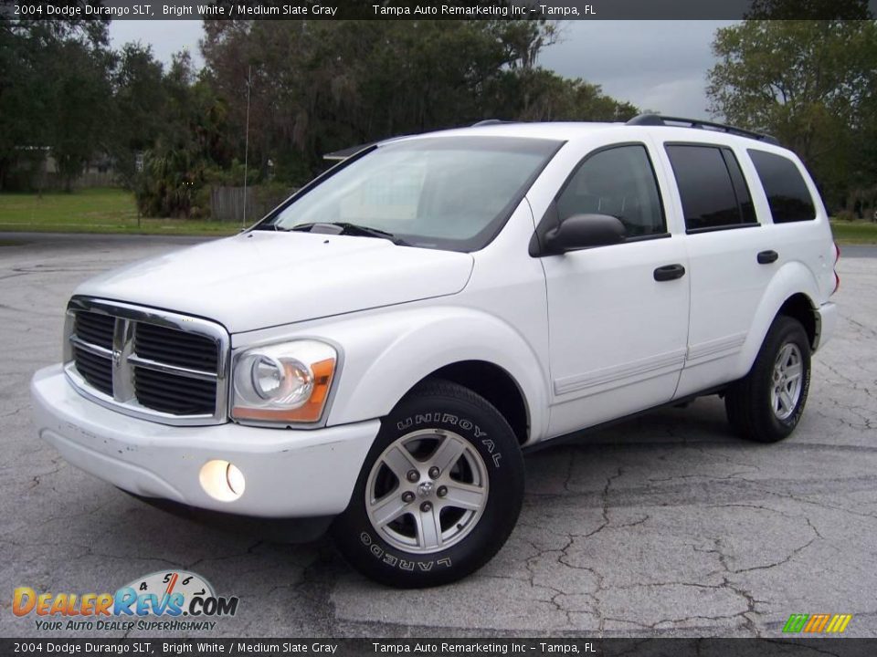 2004 Dodge Durango SLT Bright White / Medium Slate Gray Photo #6