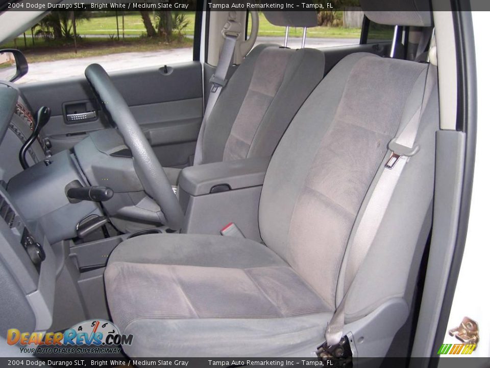 2004 Dodge Durango SLT Bright White / Medium Slate Gray Photo #24