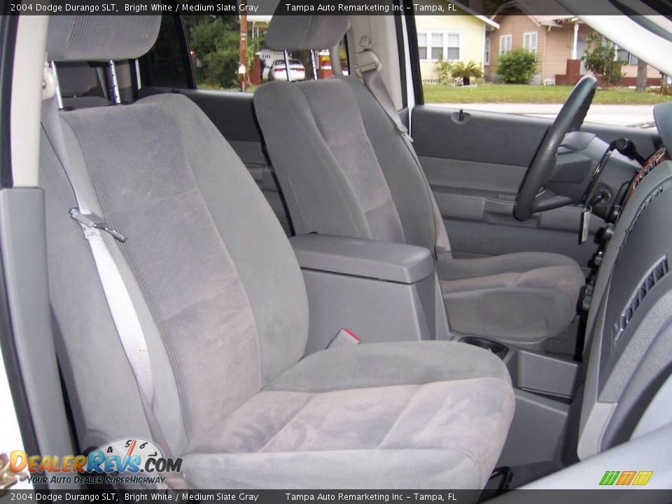 2004 Dodge Durango SLT Bright White / Medium Slate Gray Photo #25