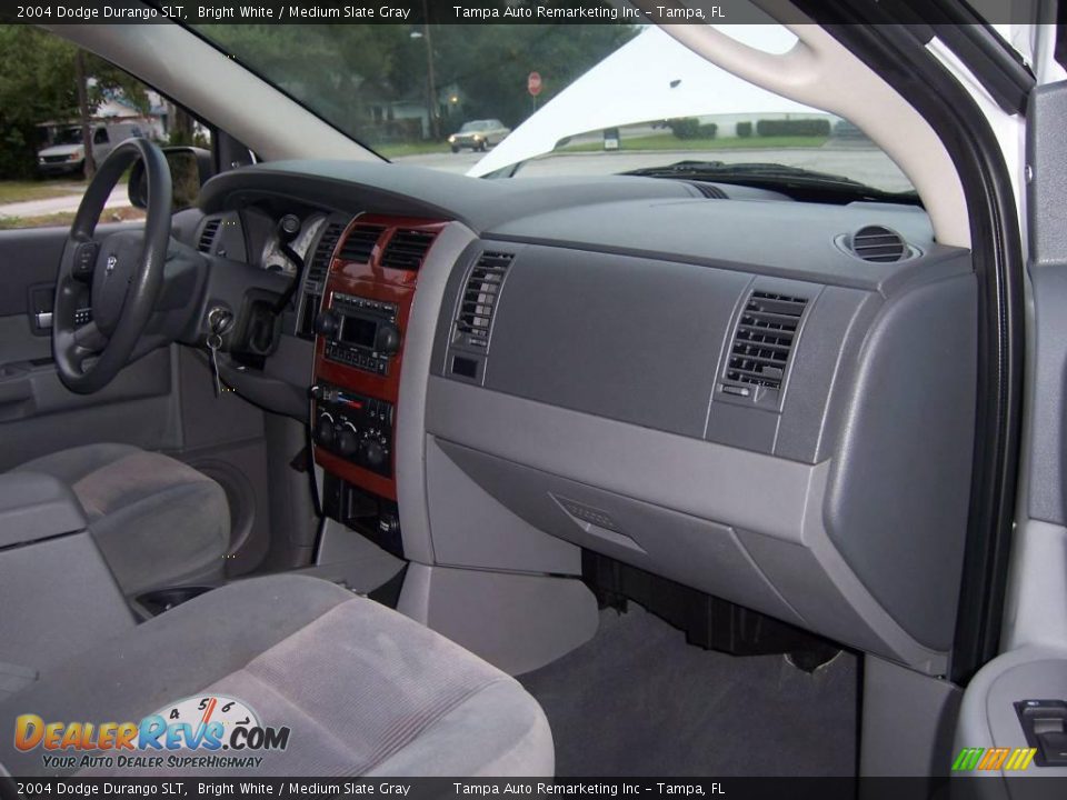 2004 Dodge Durango SLT Bright White / Medium Slate Gray Photo #36