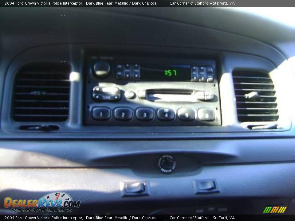 2004 Ford Crown Victoria Police Interceptor Dark Blue Pearl Metallic / Dark Charcoal Photo #11