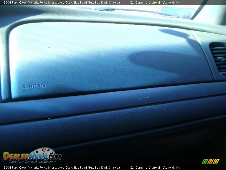 2004 Ford Crown Victoria Police Interceptor Dark Blue Pearl Metallic / Dark Charcoal Photo #12