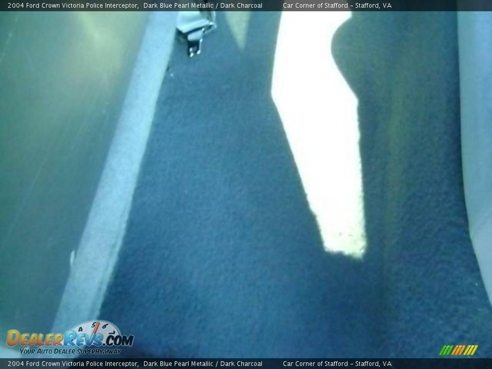 2004 Ford Crown Victoria Police Interceptor Dark Blue Pearl Metallic / Dark Charcoal Photo #17