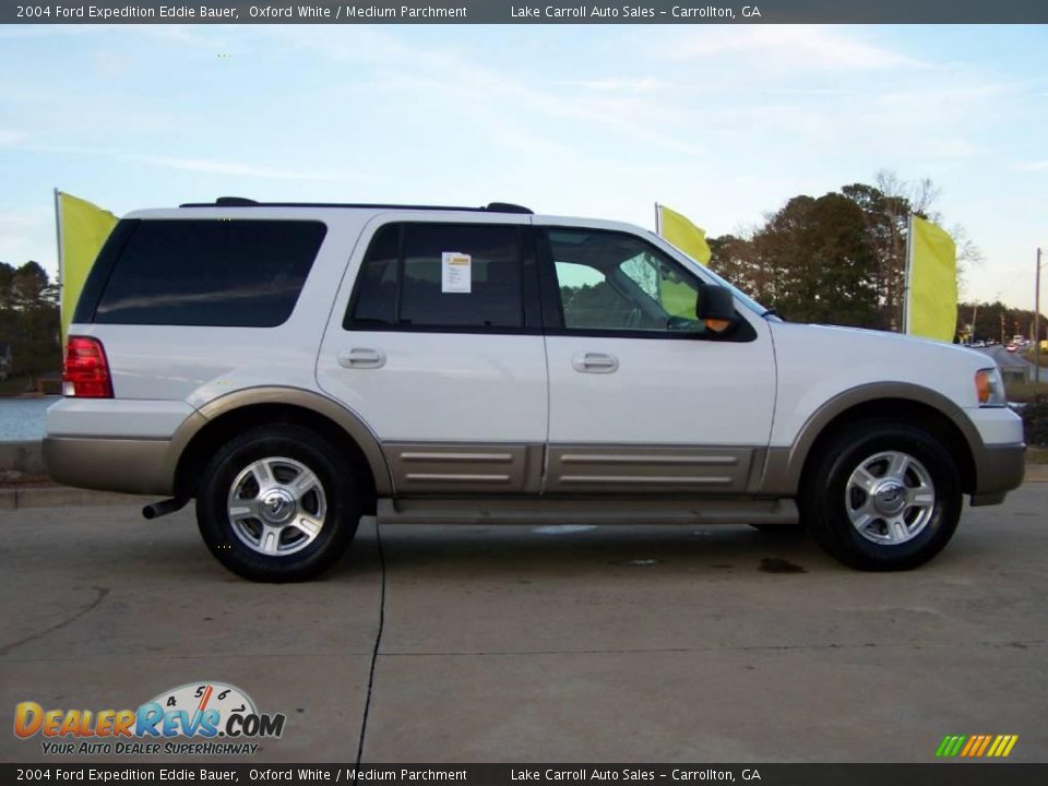 2004 Ford Expedition Eddie Bauer Oxford White / Medium Parchment Photo #3