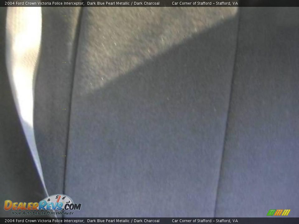 2004 Ford Crown Victoria Police Interceptor Dark Blue Pearl Metallic / Dark Charcoal Photo #20