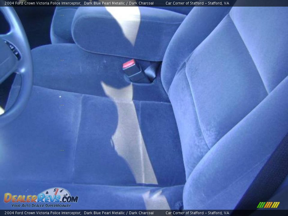 2004 Ford Crown Victoria Police Interceptor Dark Blue Pearl Metallic / Dark Charcoal Photo #21