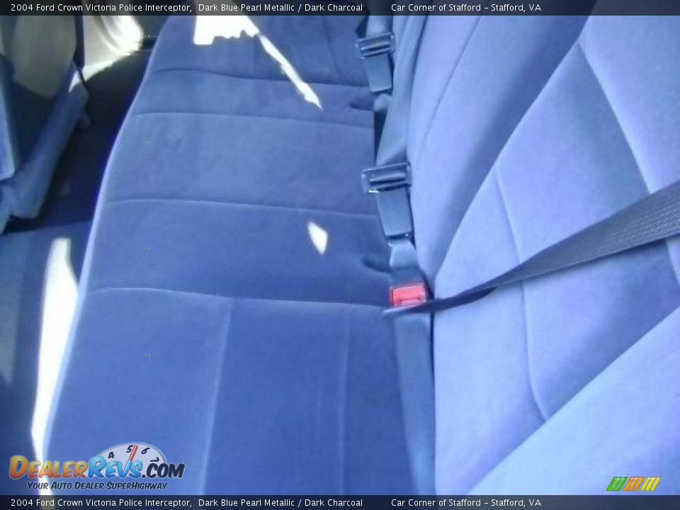 2004 Ford Crown Victoria Police Interceptor Dark Blue Pearl Metallic / Dark Charcoal Photo #22