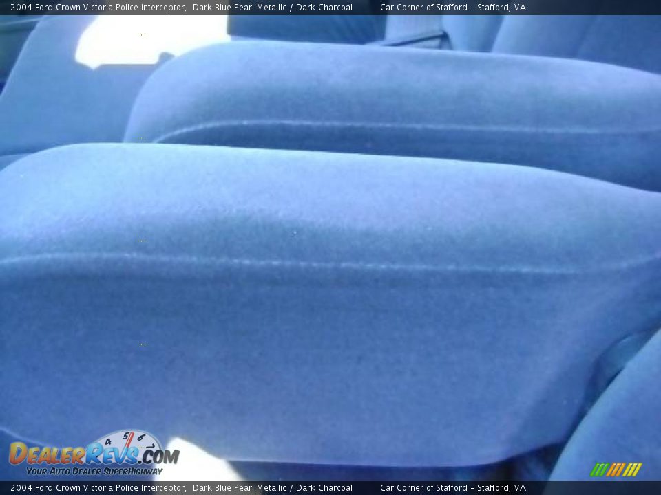 2004 Ford Crown Victoria Police Interceptor Dark Blue Pearl Metallic / Dark Charcoal Photo #23