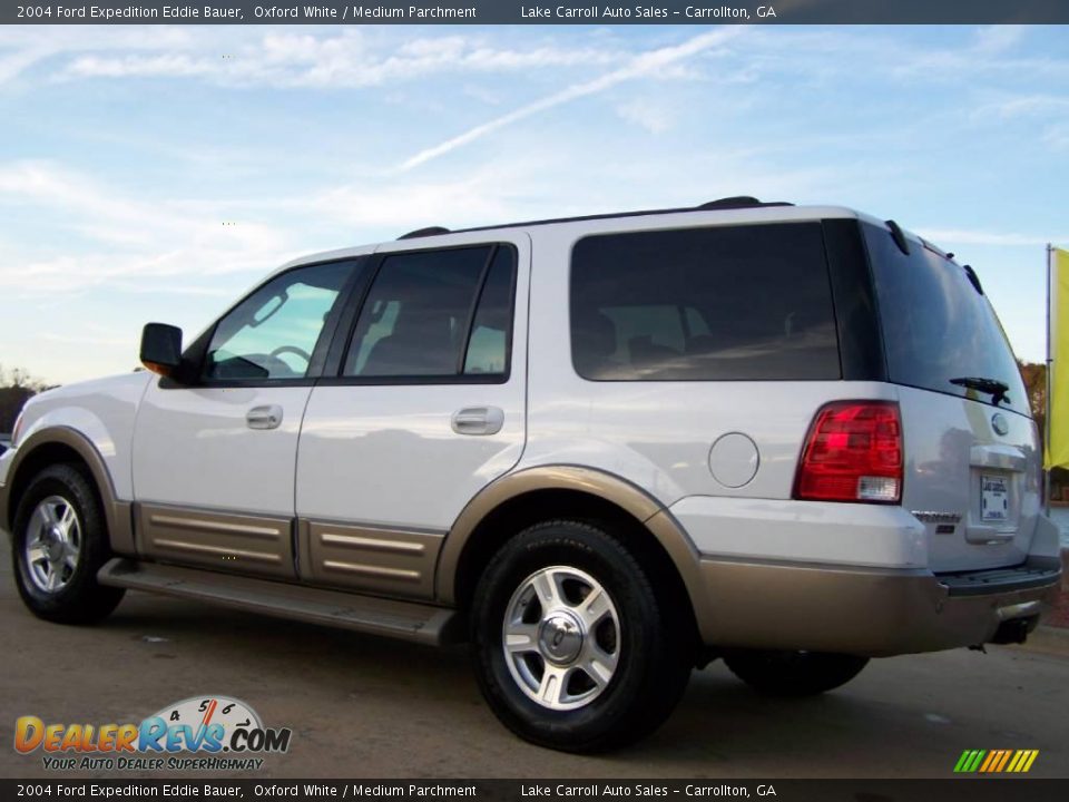 2004 Ford Expedition Eddie Bauer Oxford White / Medium Parchment Photo #8