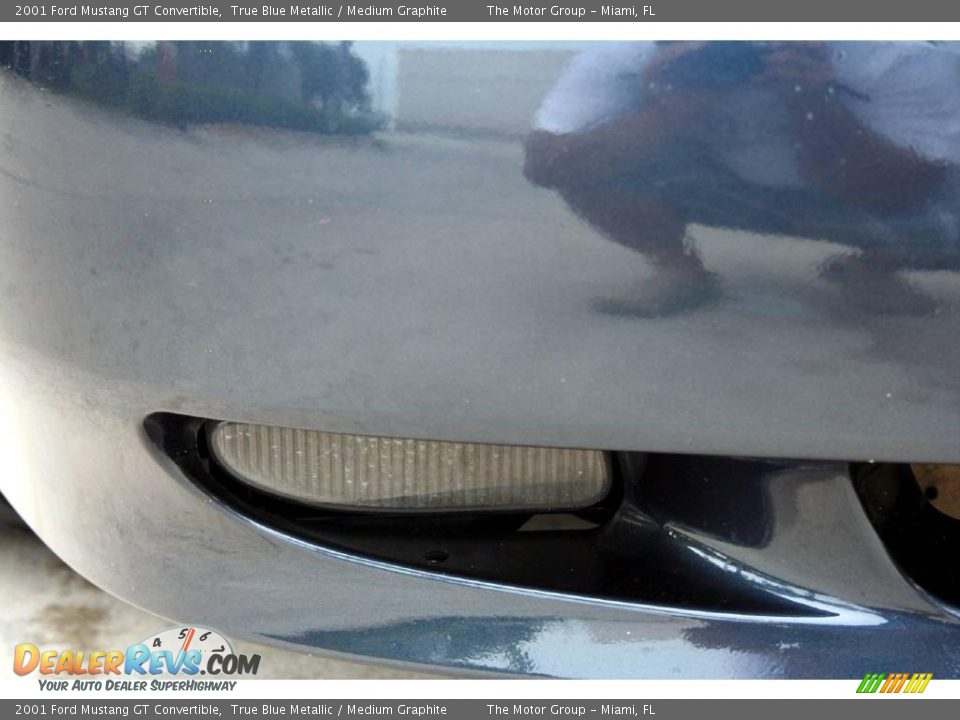 2001 Ford Mustang GT Convertible True Blue Metallic / Medium Graphite Photo #21
