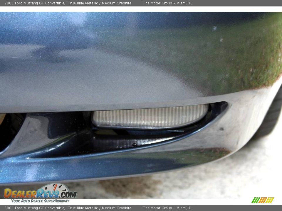 2001 Ford Mustang GT Convertible True Blue Metallic / Medium Graphite Photo #22