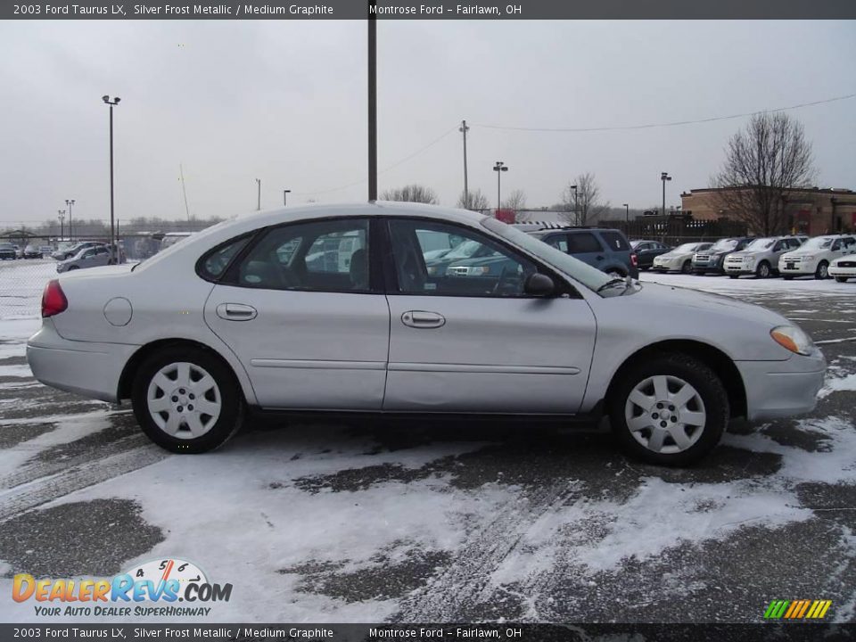 2003 Ford Taurus LX Silver Frost Metallic / Medium Graphite Photo #6