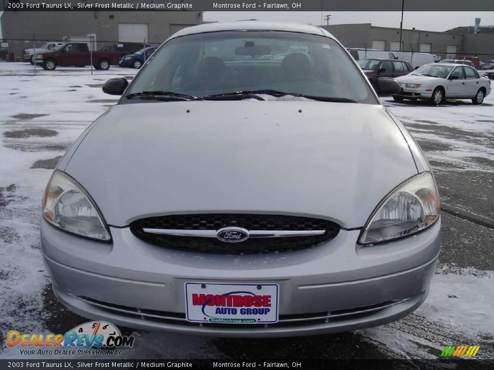 2003 Ford Taurus LX Silver Frost Metallic / Medium Graphite Photo #8