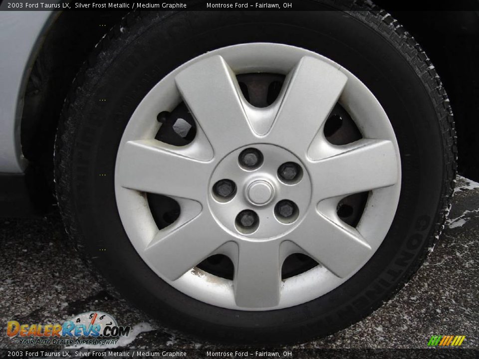 2003 Ford Taurus LX Silver Frost Metallic / Medium Graphite Photo #11
