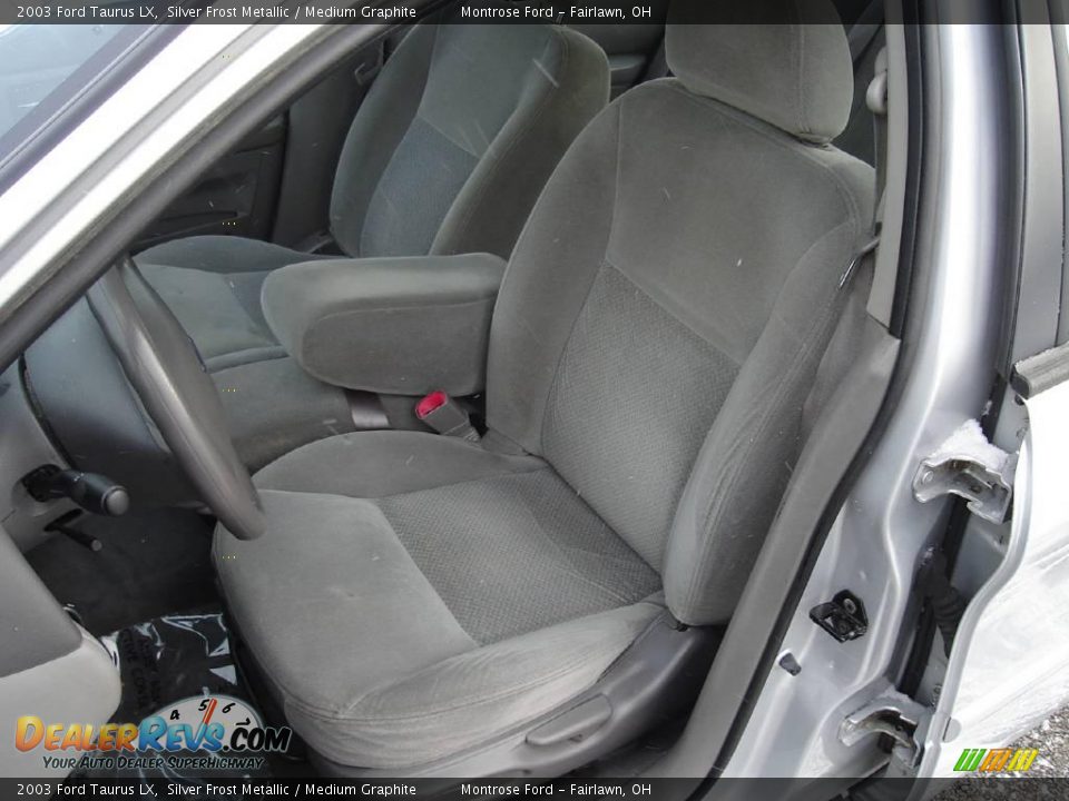 2003 Ford Taurus LX Silver Frost Metallic / Medium Graphite Photo #12