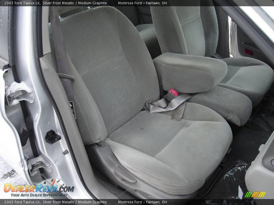 2003 Ford Taurus LX Silver Frost Metallic / Medium Graphite Photo #13