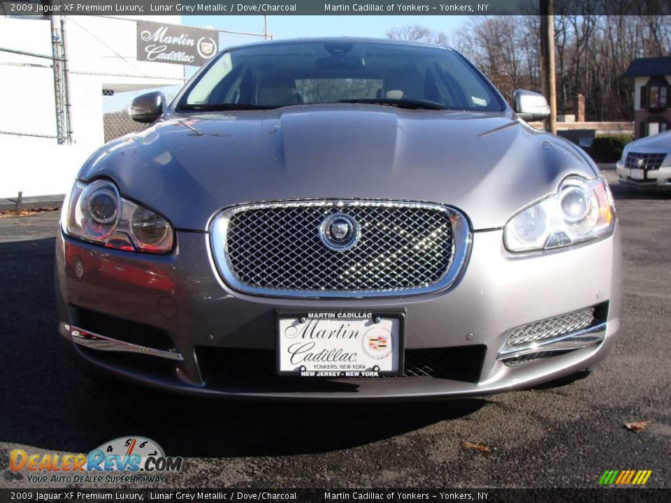 2009 Jaguar XF Premium Luxury Lunar Grey Metallic / Dove/Charcoal Photo #2