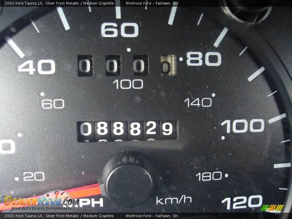 2003 Ford Taurus LX Silver Frost Metallic / Medium Graphite Photo #24