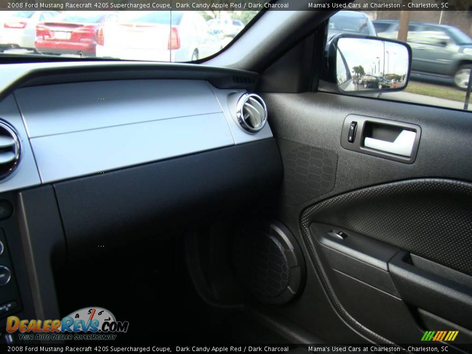 2008 Ford Mustang Racecraft 420S Supercharged Coupe Dark Candy Apple Red / Dark Charcoal Photo #14