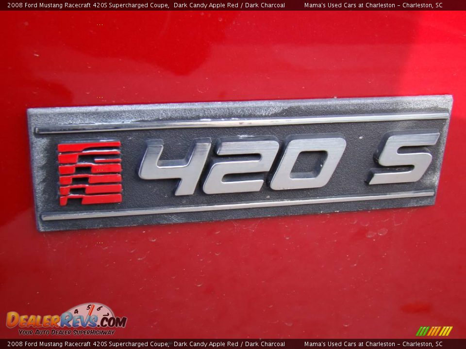 2008 Ford Mustang Racecraft 420S Supercharged Coupe Dark Candy Apple Red / Dark Charcoal Photo #27