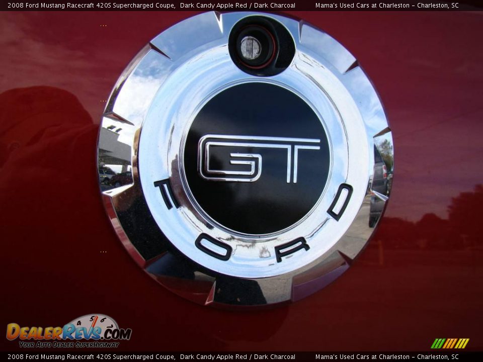 2008 Ford Mustang Racecraft 420S Supercharged Coupe Dark Candy Apple Red / Dark Charcoal Photo #30