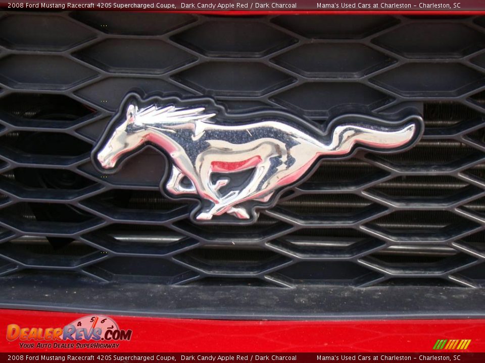 2008 Ford Mustang Racecraft 420S Supercharged Coupe Dark Candy Apple Red / Dark Charcoal Photo #31