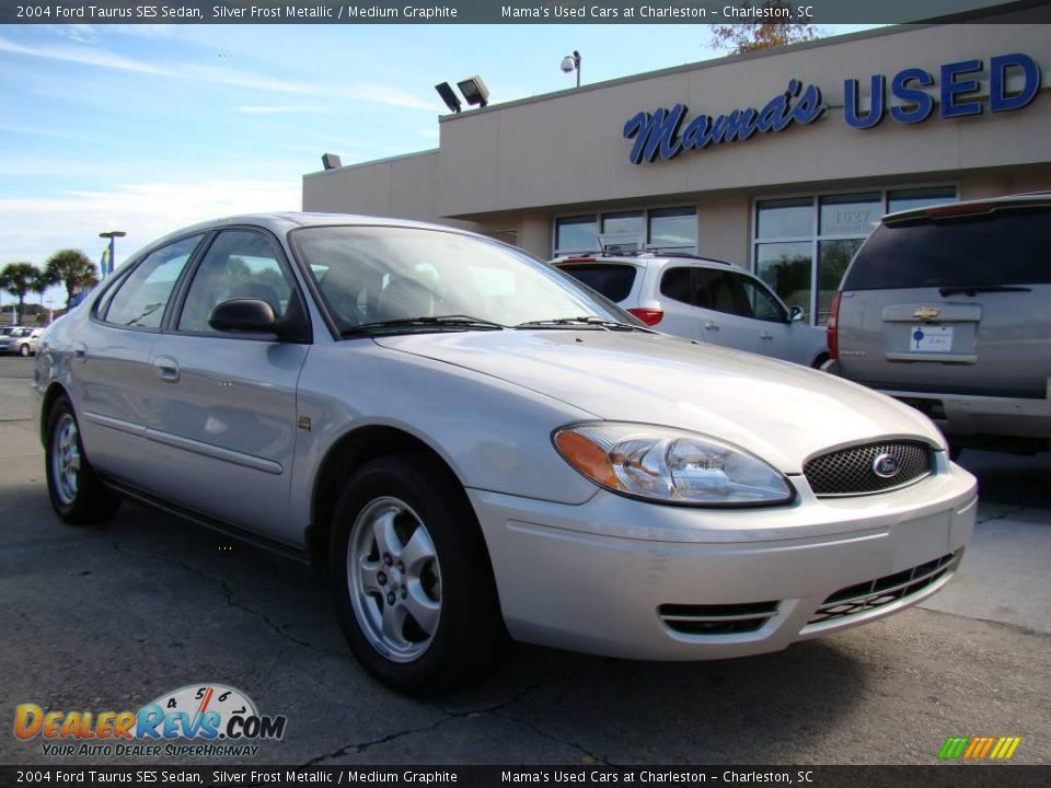 2004 Ford Taurus SES Sedan Silver Frost Metallic / Medium Graphite Photo #2