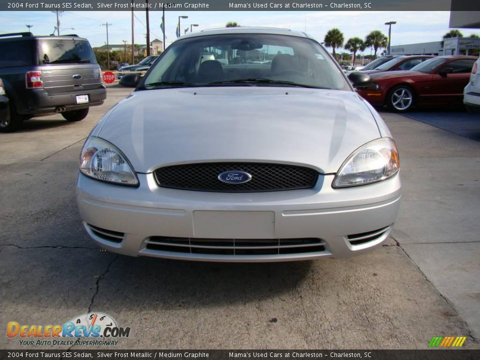 2004 Ford Taurus SES Sedan Silver Frost Metallic / Medium Graphite Photo #3