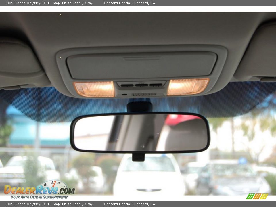 2005 Honda Odyssey EX-L Sage Brush Pearl / Gray Photo #15