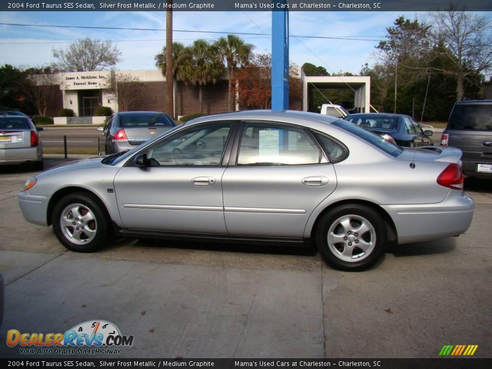 2004 Ford Taurus SES Sedan Silver Frost Metallic / Medium Graphite Photo #5