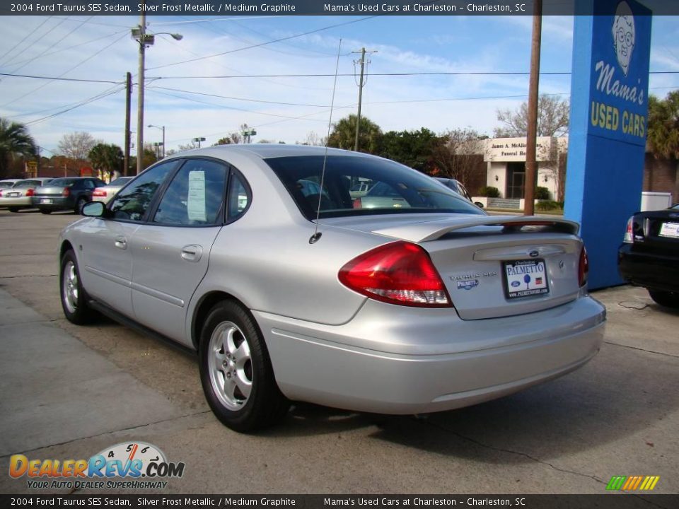 2004 Ford Taurus SES Sedan Silver Frost Metallic / Medium Graphite Photo #6