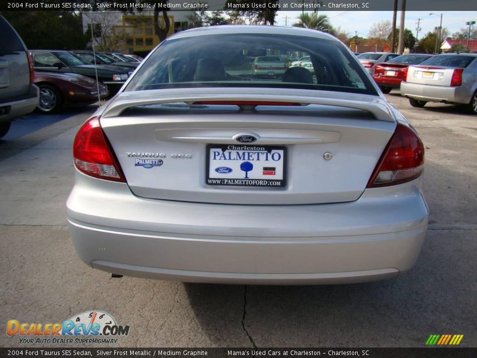 2004 Ford Taurus SES Sedan Silver Frost Metallic / Medium Graphite Photo #7