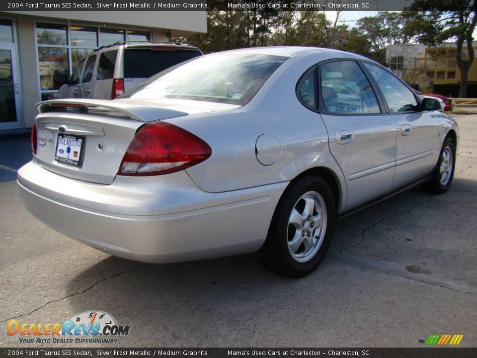 2004 Ford Taurus SES Sedan Silver Frost Metallic / Medium Graphite Photo #8