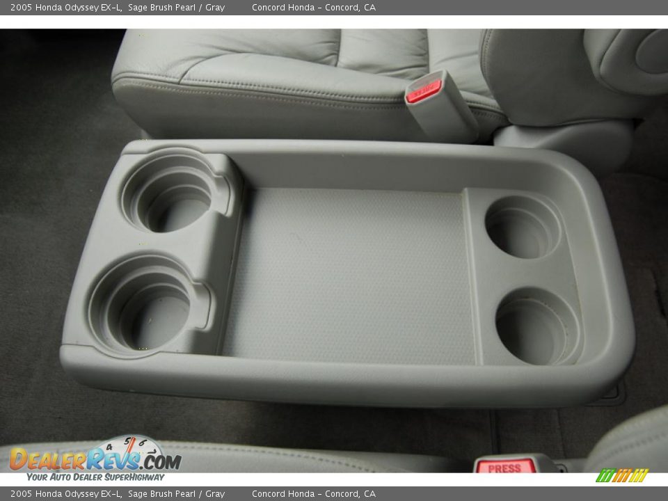 2005 Honda Odyssey EX-L Sage Brush Pearl / Gray Photo #20