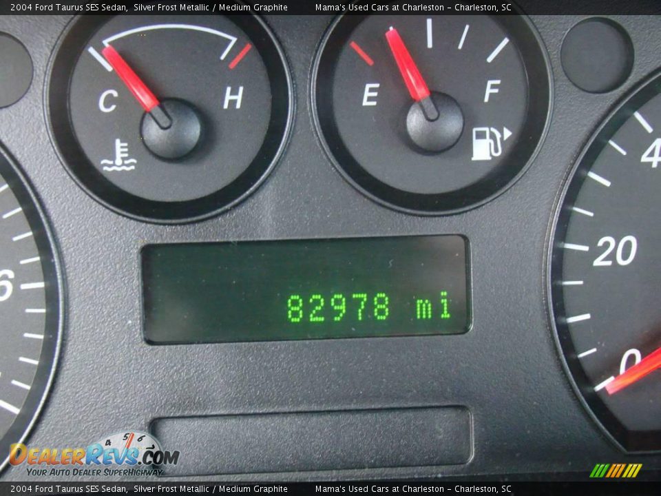 2004 Ford Taurus SES Sedan Silver Frost Metallic / Medium Graphite Photo #22