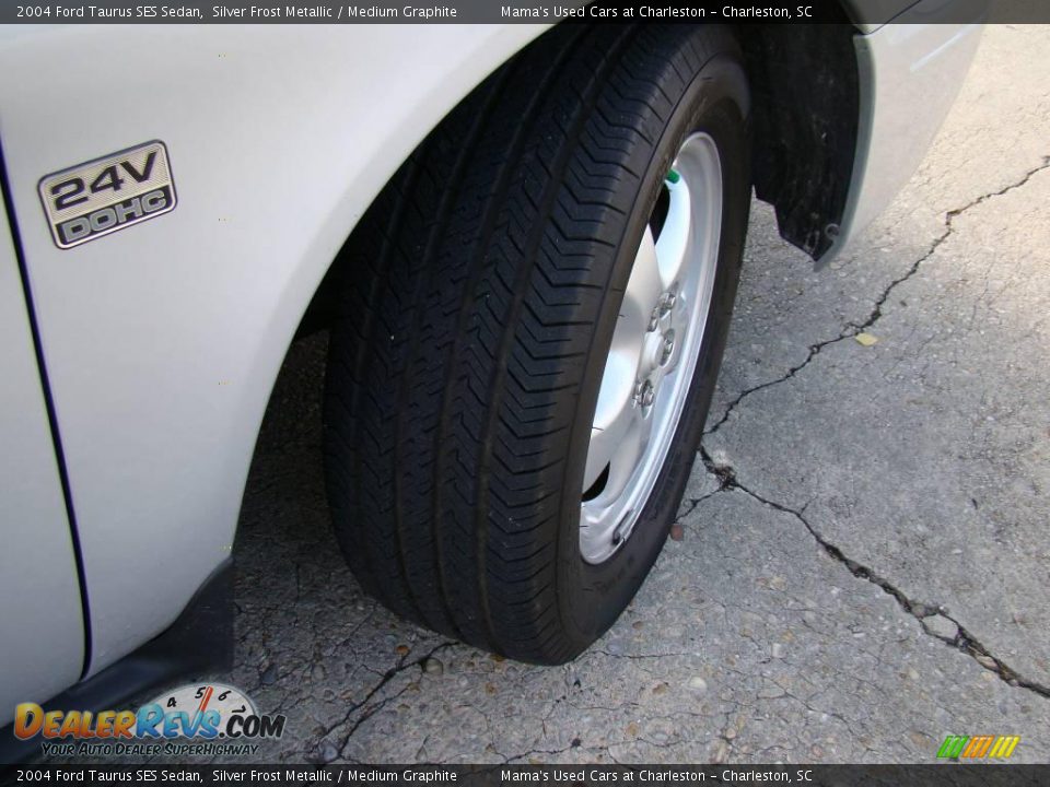 2004 Ford Taurus SES Sedan Silver Frost Metallic / Medium Graphite Photo #24