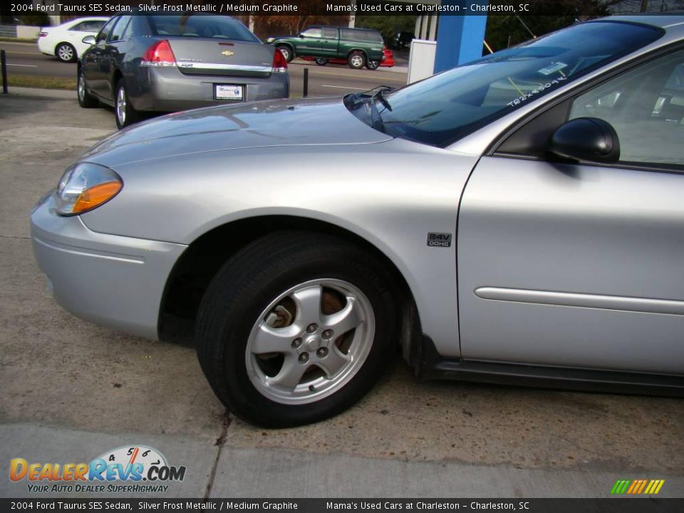 2004 Ford Taurus SES Sedan Silver Frost Metallic / Medium Graphite Photo #26