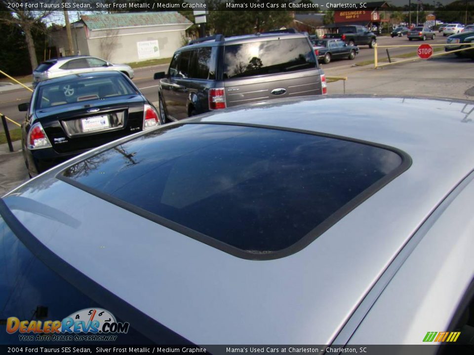 2004 Ford Taurus SES Sedan Silver Frost Metallic / Medium Graphite Photo #34