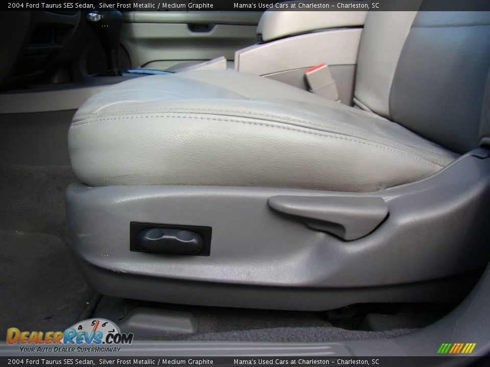 2004 Ford Taurus SES Sedan Silver Frost Metallic / Medium Graphite Photo #35