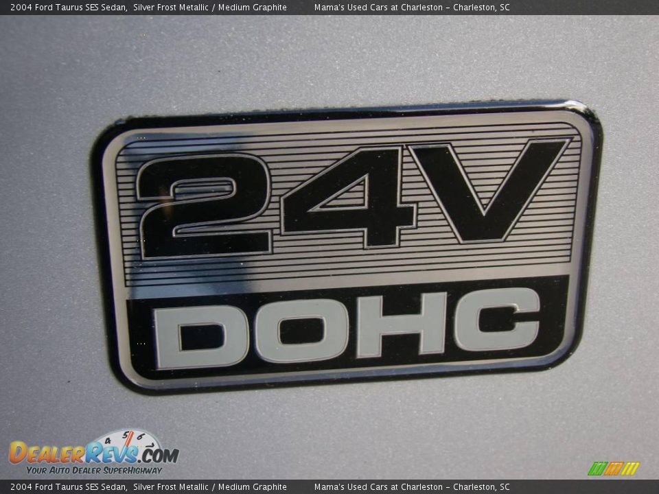 2004 Ford Taurus SES Sedan Silver Frost Metallic / Medium Graphite Photo #36
