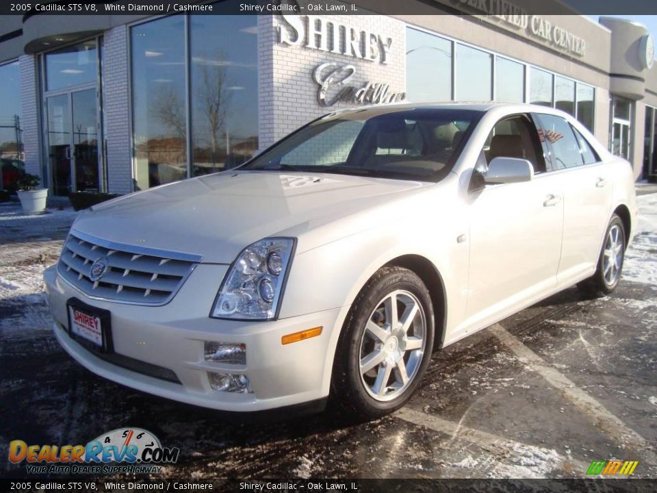 2005 Cadillac STS V8 White Diamond / Cashmere Photo #1