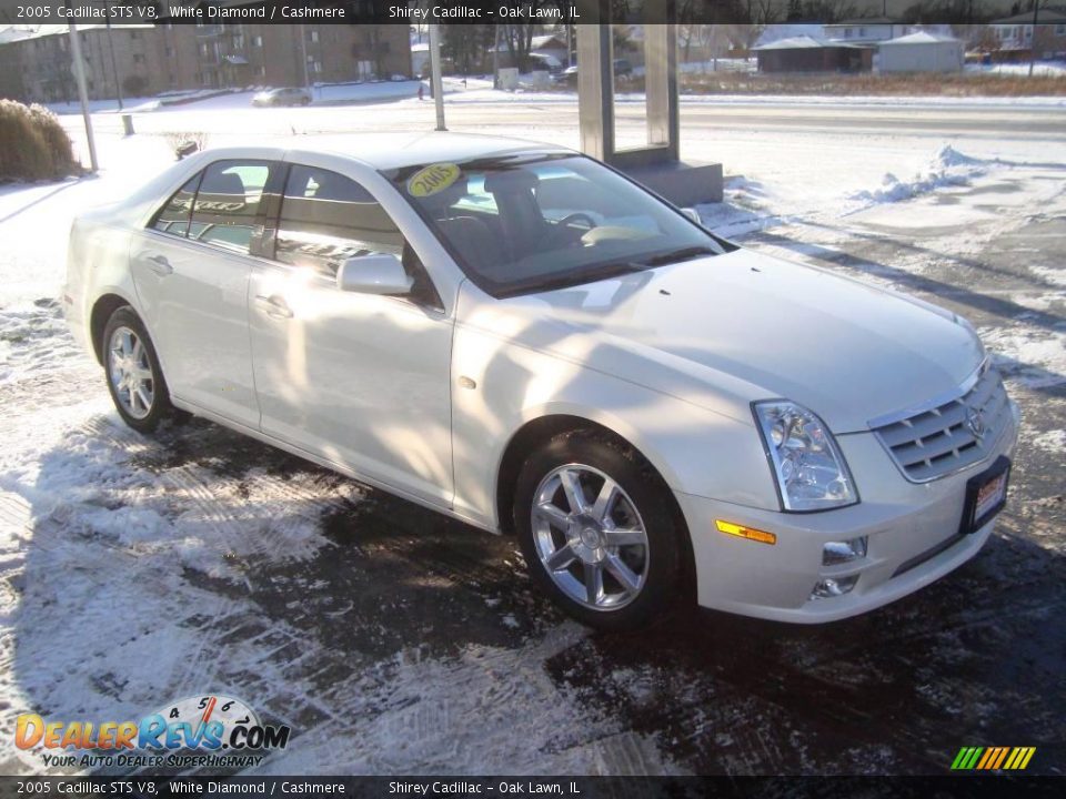 2005 Cadillac STS V8 White Diamond / Cashmere Photo #3